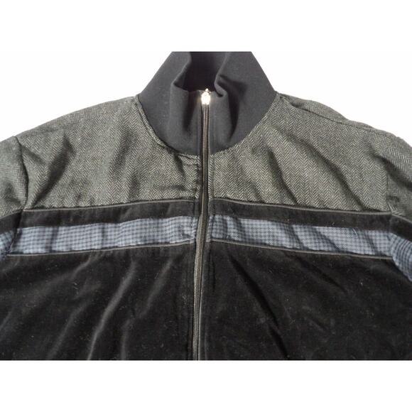 Steve Harvey Mens 2XL Full Zip Jacket Velvet Tweed Mixed Media Celeb Edition - Picture 9 of 10